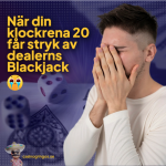 Din perfekta 20 mot dealerns Blackjack