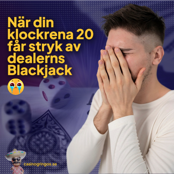 Din perfekta 20 mot dealerns Blackjack